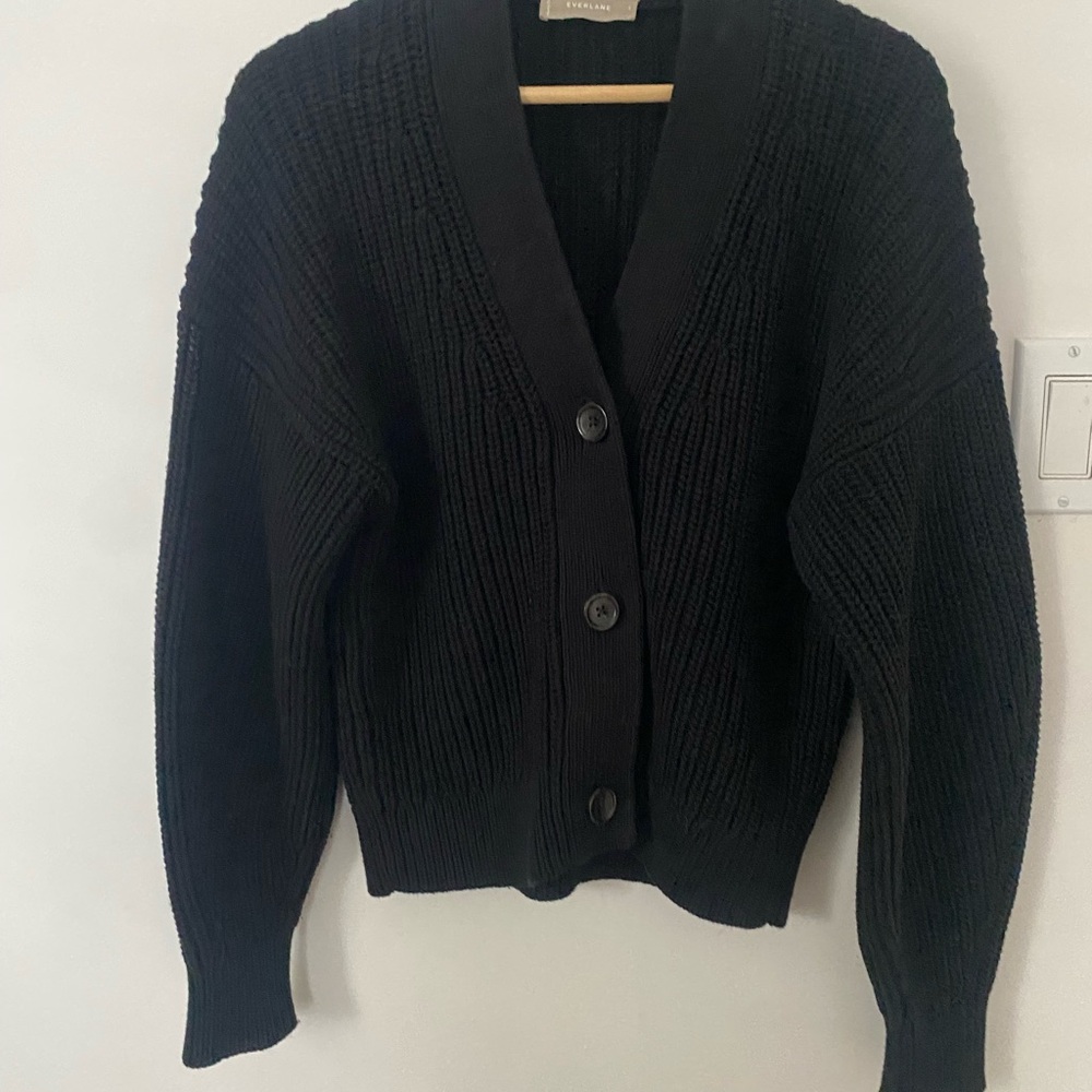 Everlane cotton boxy cardigan